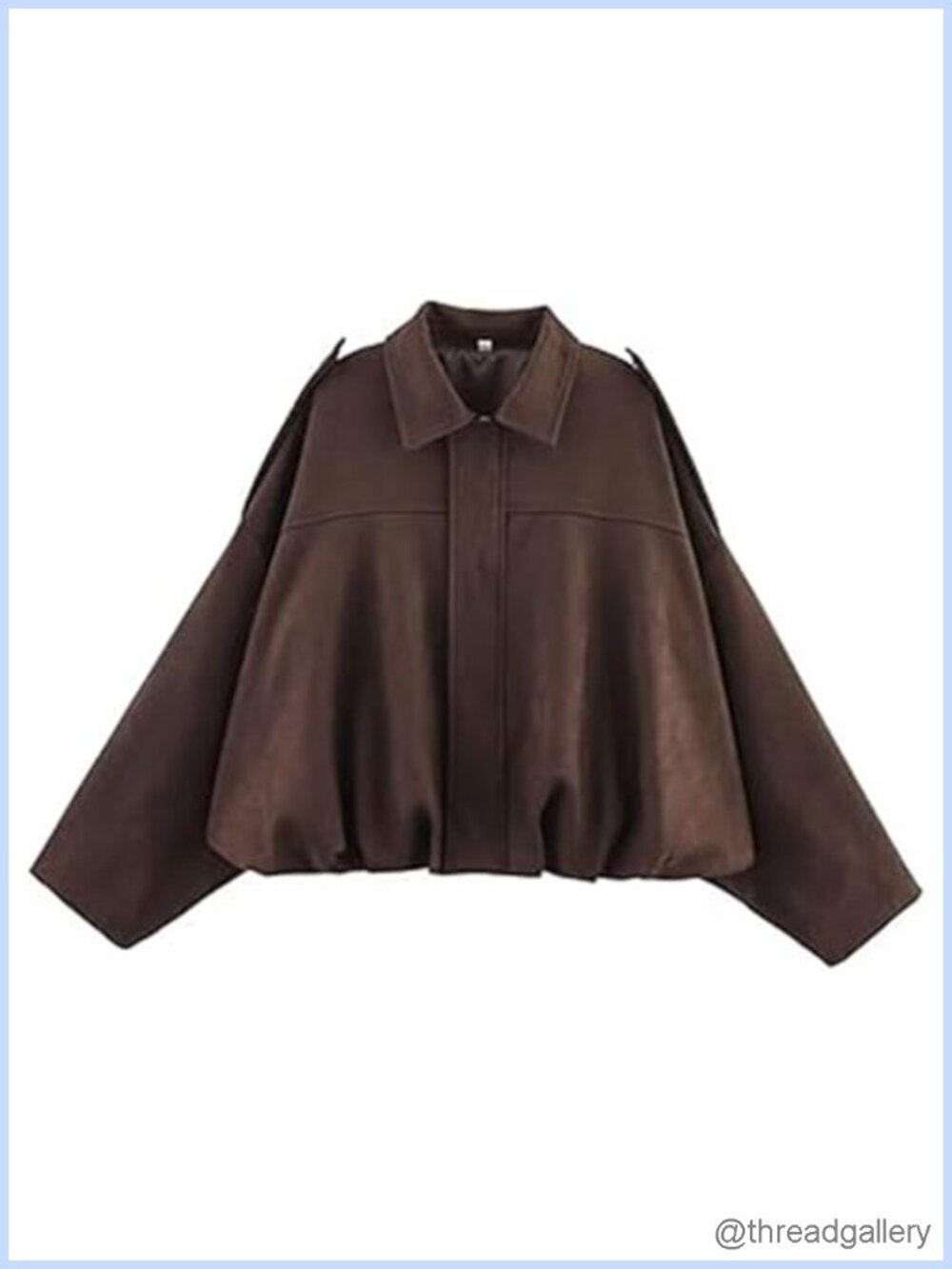 Faux Suede Bomber Jacket Women Lapel Motorcycle Coat Spring Long Sleeve Trendy